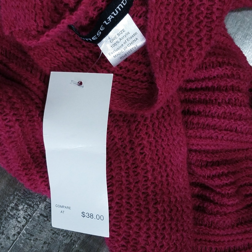 NWT Chinese Laundry Infinity Ruffle Scarf - Picture 4 of 5